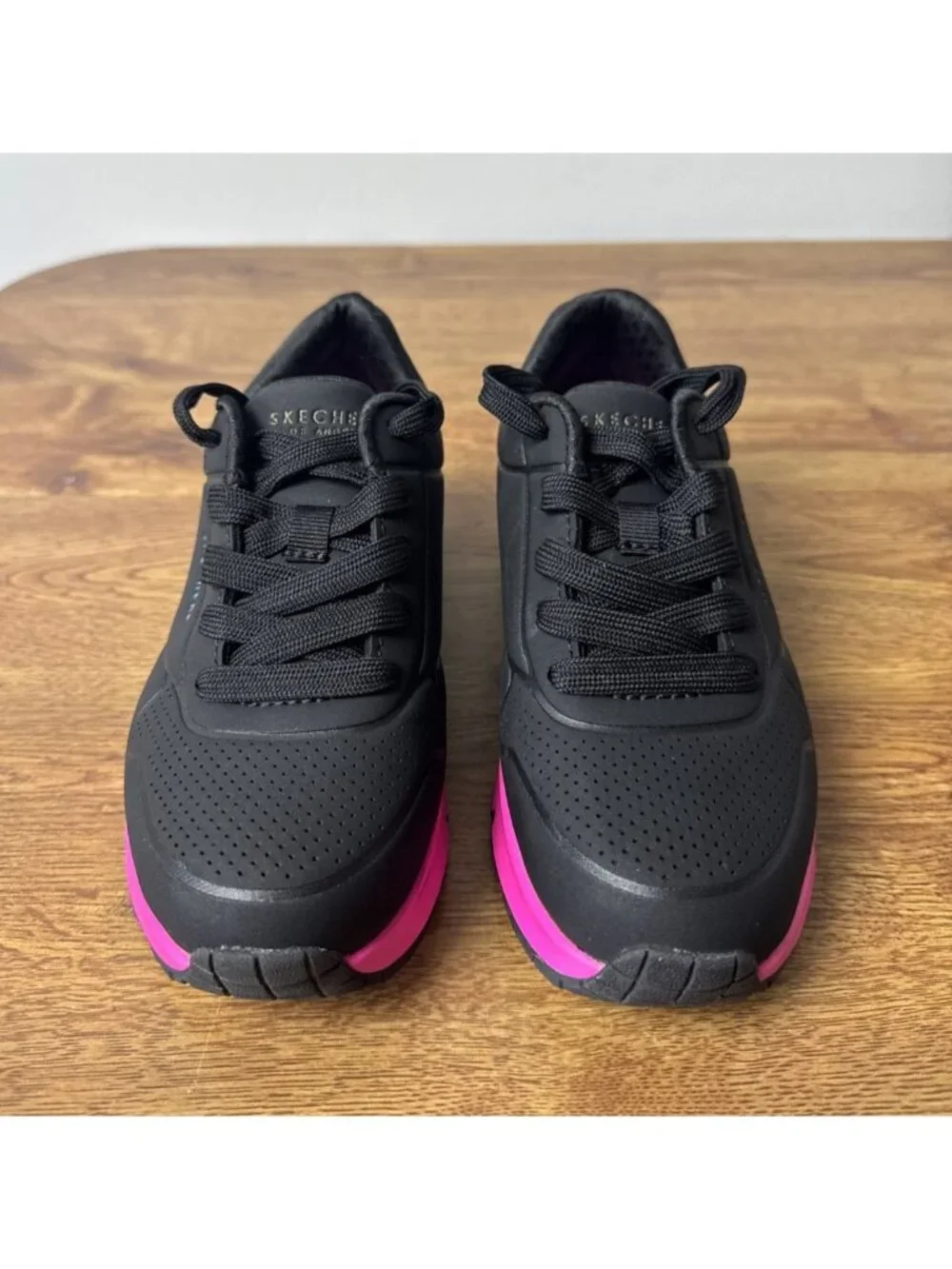 Girl's Shoes SKECHERS KIDS Uno Gen1 - Pop Of Ombre Black 310549L Size 1
